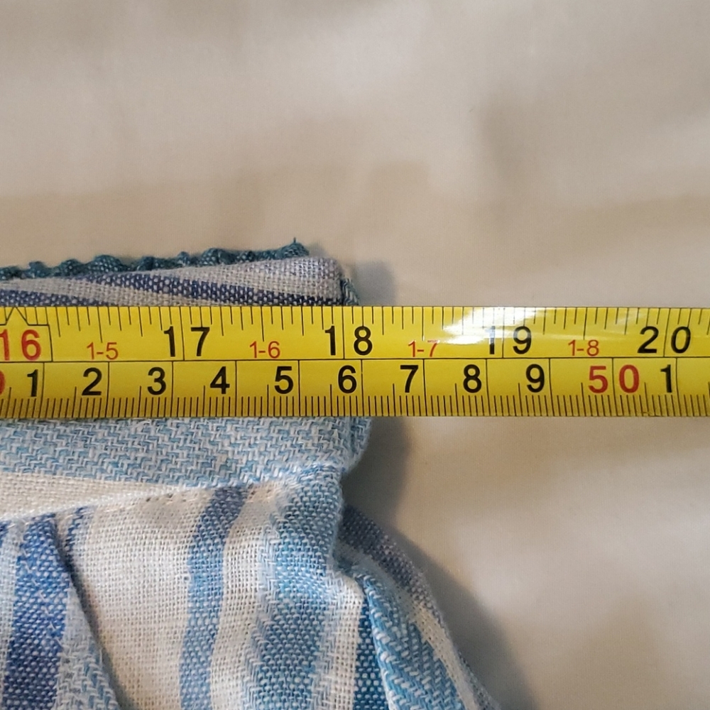 Marissa Olivia Summer Stripe Midi Skirt NWOT L - Picture 9 of 10